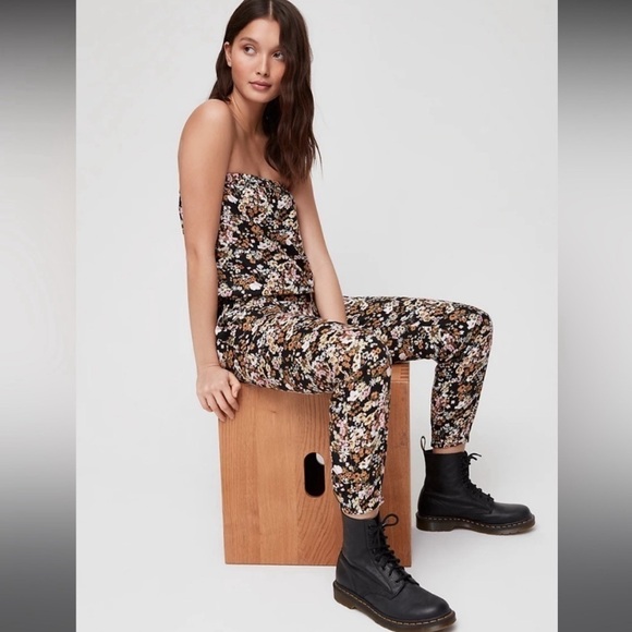 Aritzia Tabata Sunday best jumpsuit XS in blue - Picture 3 of 6